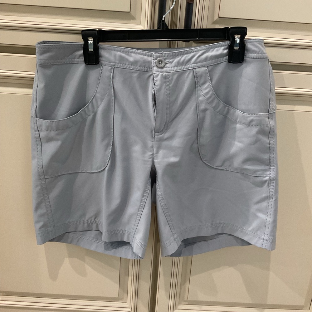 Reel Legends Gray Cargo Shorts Lightweight Casual